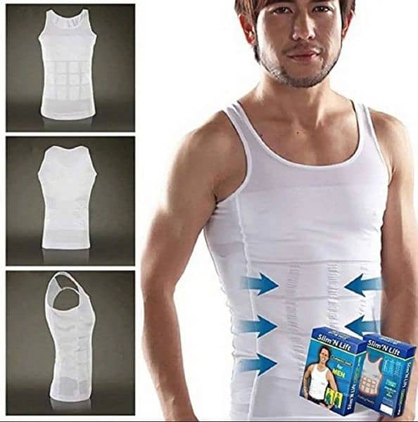 Buy Hot Slimming Vest Top For MEN - Slim N Lift - MEN's Shirt Body Shapers, car accessories, pet, electrical, cosmetics