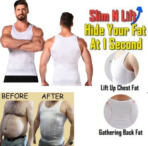 Slim N Lift Body Shaper Vest for Men's) 1