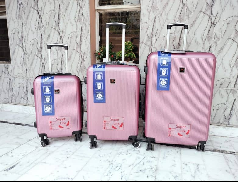 Luxury Suitcase - Luggage set- 3 piece set-Travel bags -Fiber suitcase 11