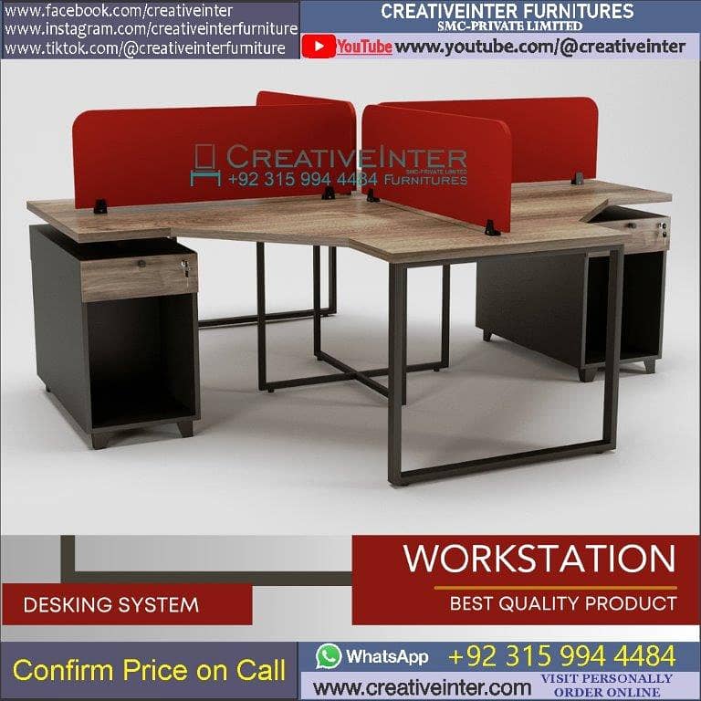 Office Workstation Meeting Conference Table Desk Chair Sofa 6