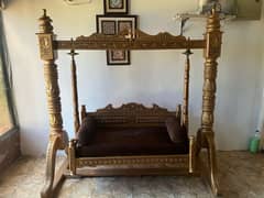 wood swing jhula, shisham wood 0