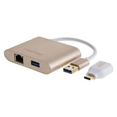 Cable Creation USB 3.0 to 3x USB3.0 + Gigabit Ethernet Adapter CD0139