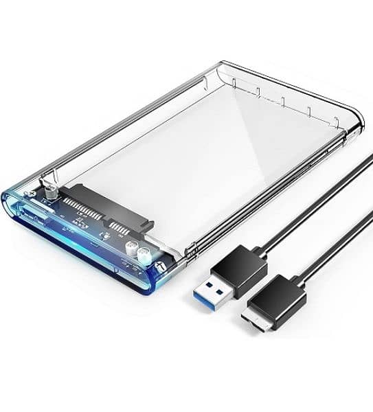 ORICO 2.5'' External HDD Enclosure USB 3.0 to SATA III Clear Case 2