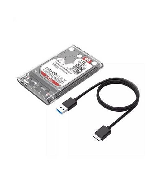 ORICO 2.5'' External HDD Enclosure USB 3.0 to SATA III Clear Case 3