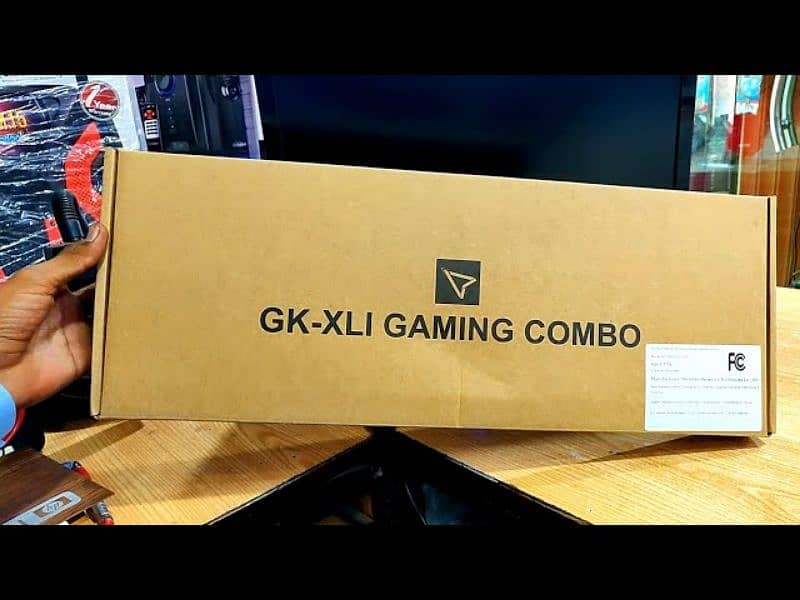 GK-XLI Gaming Combo, RGB mechanical keyboard and mouse 1