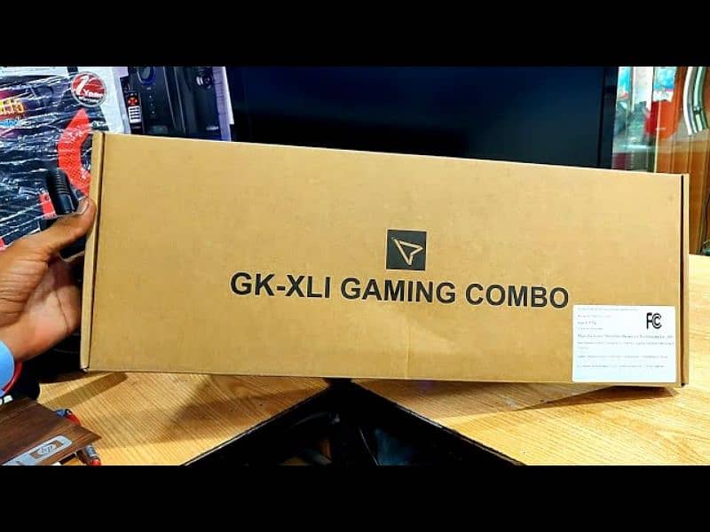 GK-XLI Gaming Combo, RGB membrane keyboard and mouse 1