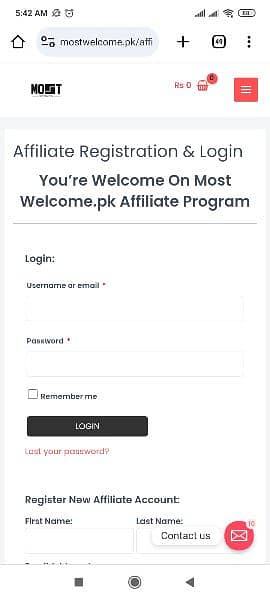 You’re Welcome On Most Welcome. pk Affiliate Program 2