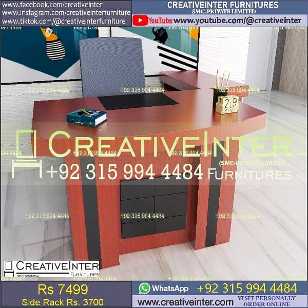 Office table Executive Chair Conference Reception Manager Table Desk 12