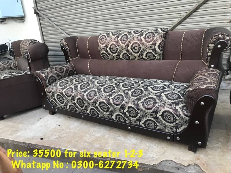 Six seater sofa sets on special Discount 6