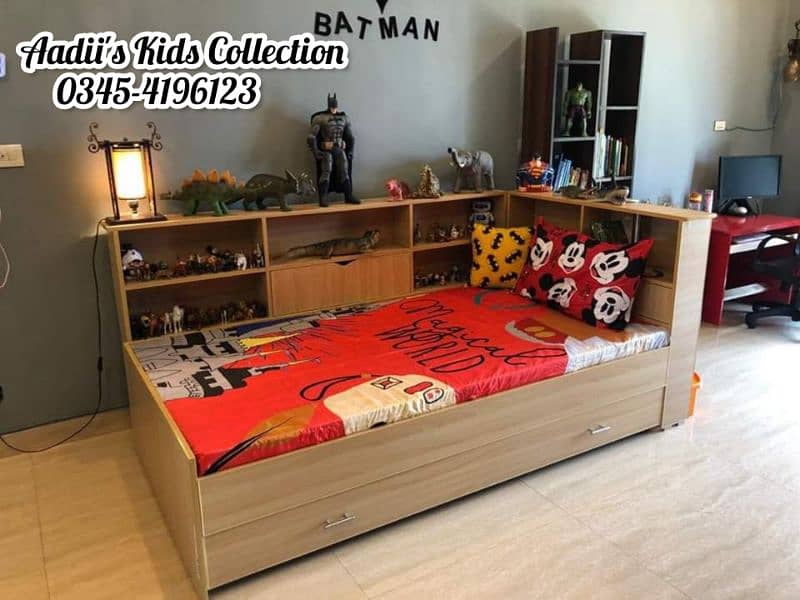 Corner Design Space Saving double Bed 1