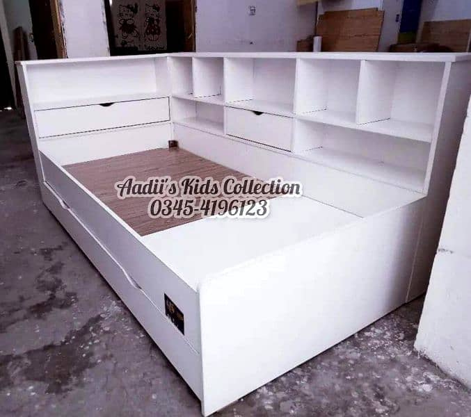 Corner Design Space Saving double Bed 2