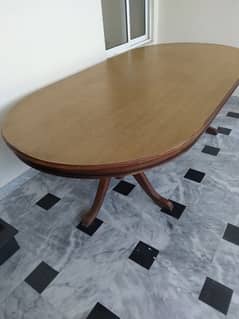 Dining table only. 4x8 feet dimention