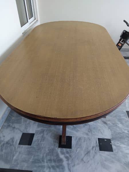 Dining table only. 4x8 feet dimention 3