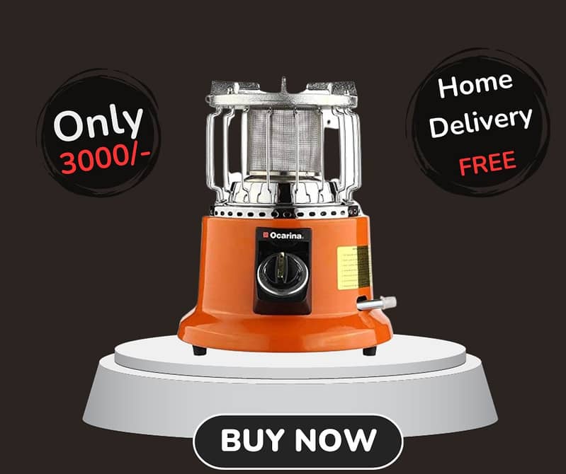 Ocarina Gas Room Heater u0026 Stove: Versatile 2-in-1 Appliance - Kitchen  Appliances - 1077953581