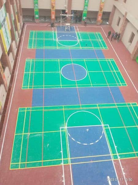 futsal / jogging track / basket ball court / tennis court 5