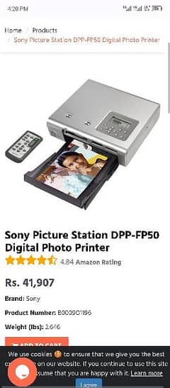 Sony Digital photo European printer