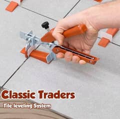 Tile levelling spacer clips