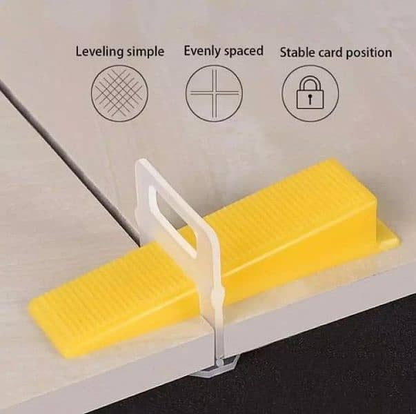 Tile levelling spacer clips 3