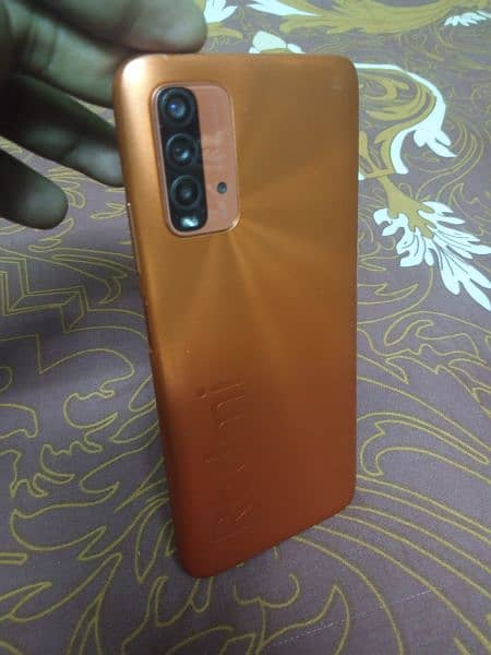 Redme 9t 6/128 GB dul Sim Pta aprovd only front glas crack mobile sale 5