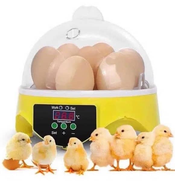 Mini Egg Incubator 7 Eggs Fully Automatic Poultry Hatcher Machine 4