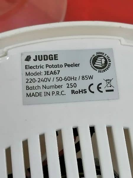 Judge Automatic Electric Potato Peeler , Imported 1