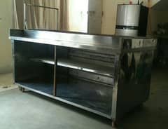 Bar. B. Q. Counter with Side Table