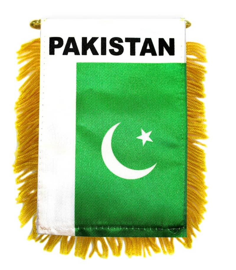 p pp flag for car and car rod, Delivery from Lahore 4