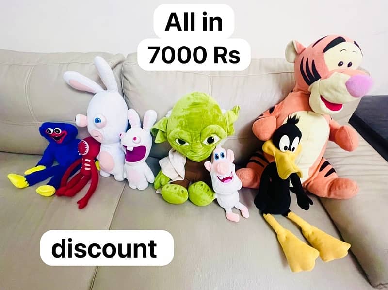 stuff toys from movies n cartoons. and stuff toys 0
