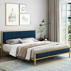 Metal Made King Size Luxury Bed 0