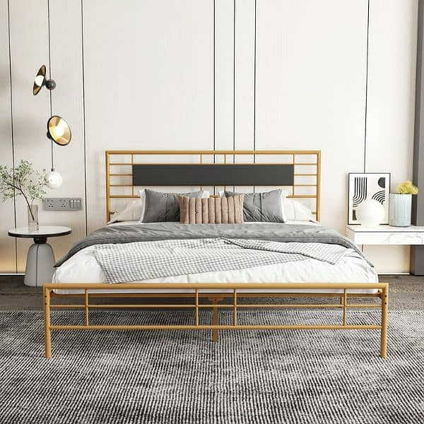 Metal Made King Size Luxury Bed 1