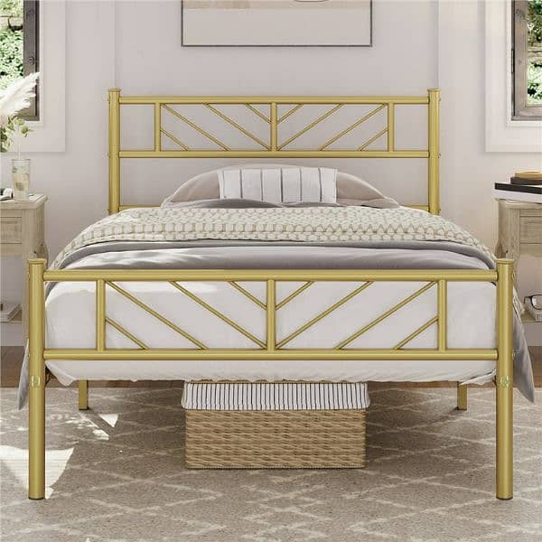 Metal Made King Size Luxury Bed 3