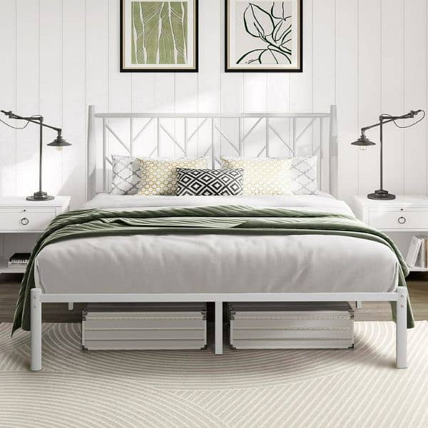 Metal Made King Size Luxury Bed 5