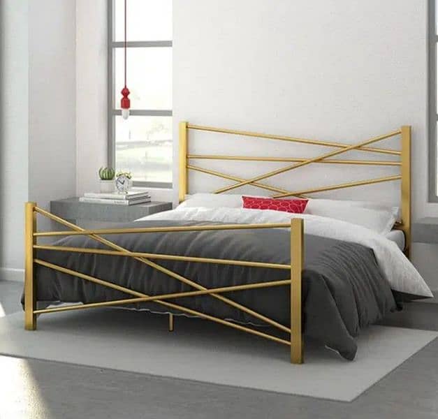 Metal Made King Size Luxury Bed 8