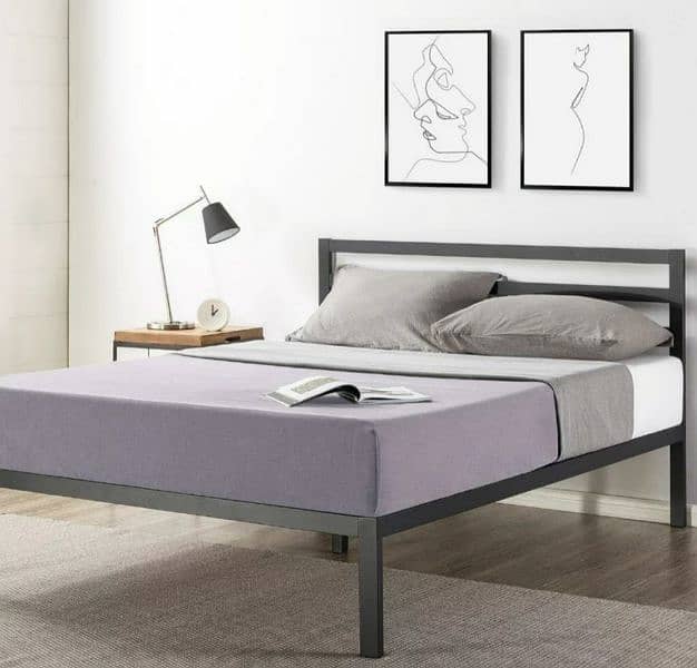 Metal Made King Size Luxury Bed 10