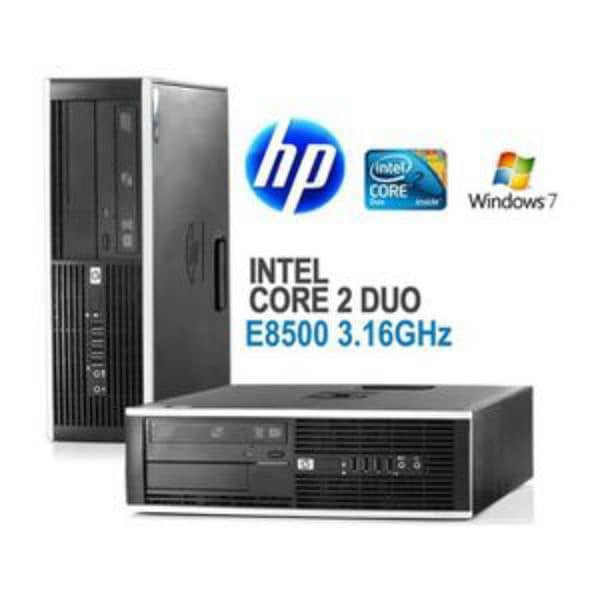 core 2 duo e8500 budget pc ddr3 4gb ram for professional & gaming uses 0