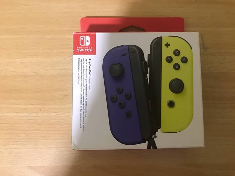 Nintendo Switch Joycons Neon Blue/Yellow 2