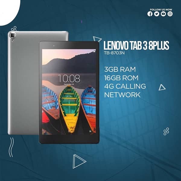 Lenovo Tab 3 Plus 8inch Android 6 Pta Approve 3Gb 16Gb Quad Core 0