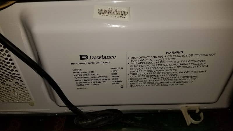 Dawlance microwave oven, 03005551978 2