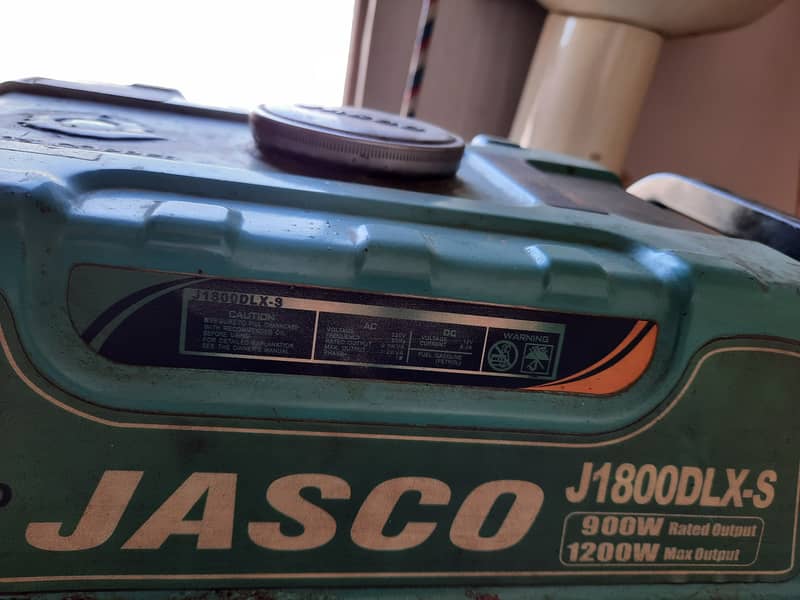 Jasco J1800DLX-S Petrol and Gas Generator for sale 1