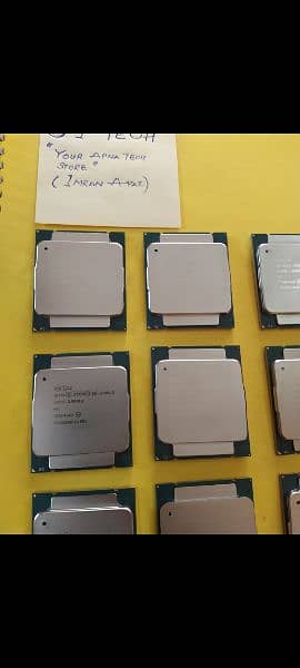 Intel Xeon Processors E5 2683 v4, 2667 V4, 2650 v4, 1650 v4, 2697 v3. 5