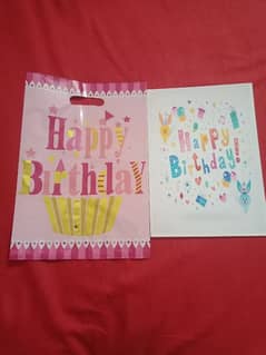 Birthday cards with free goodie bags