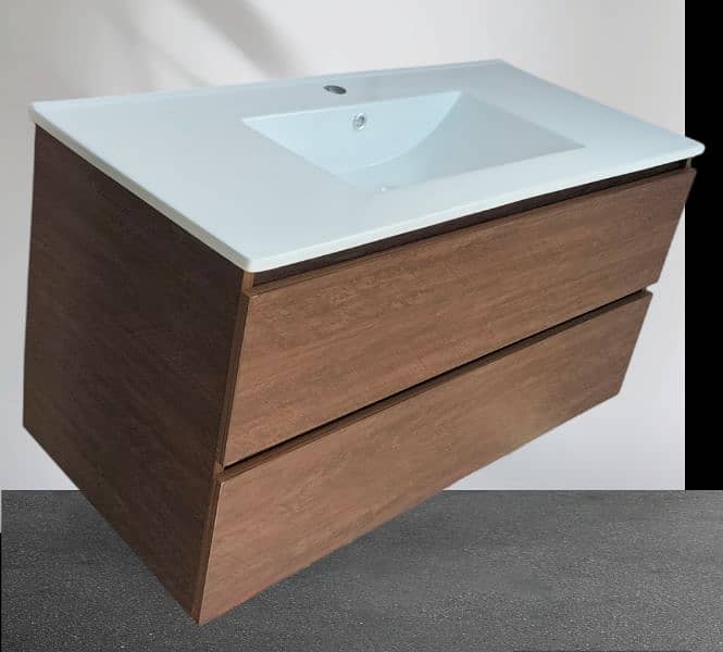 wooden texture /Bathroom Vanity 40 inches/Pvc bathroom vanity 2