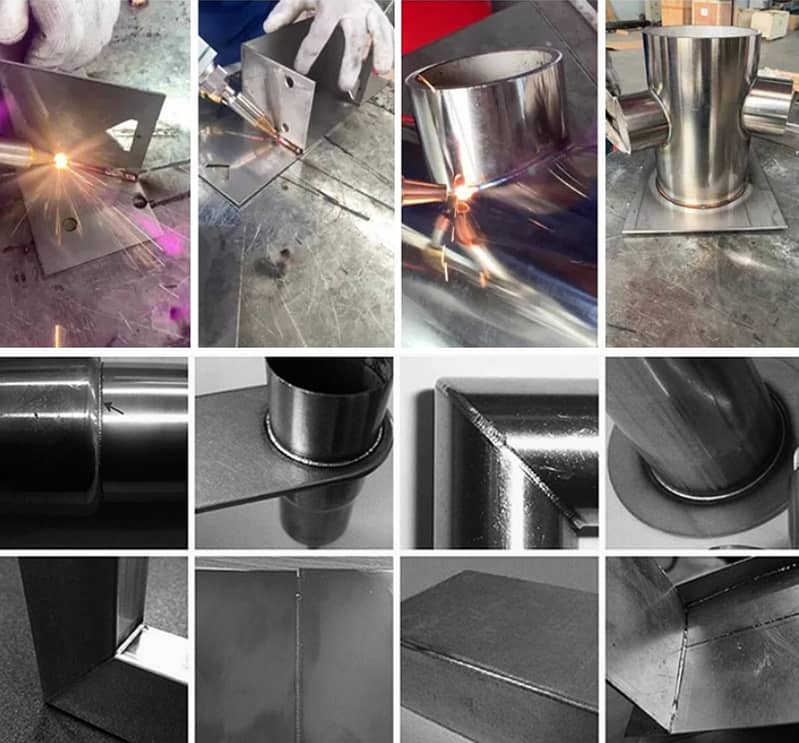 Laser argon tig welding stainless steel mild MS silver aluminum joint 1