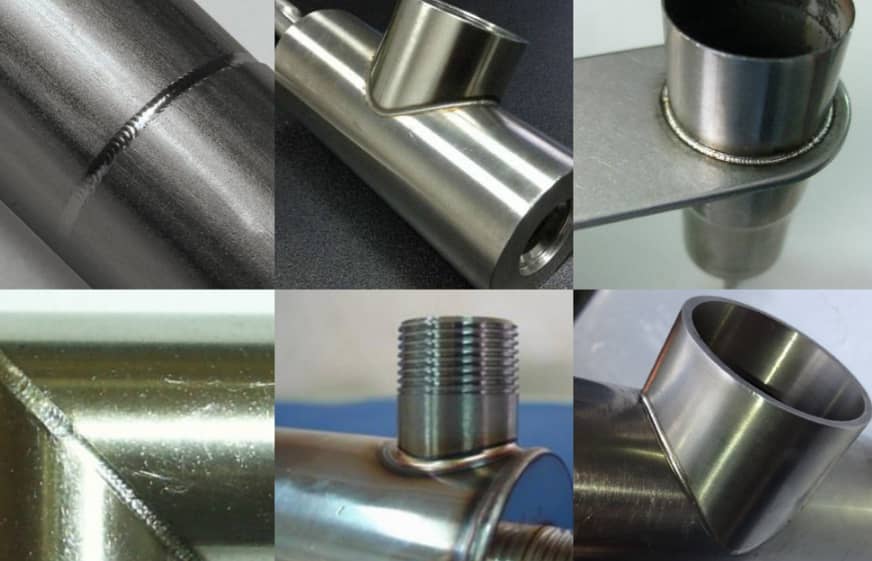 Laser argon tig welding stainless steel mild MS silver aluminum joint 3