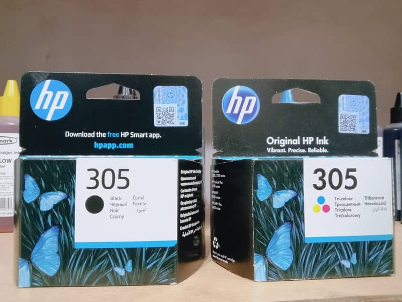 Hp 305 Black & Color Ink Cartridge (Original) - Computers & Accessories -  1078035413