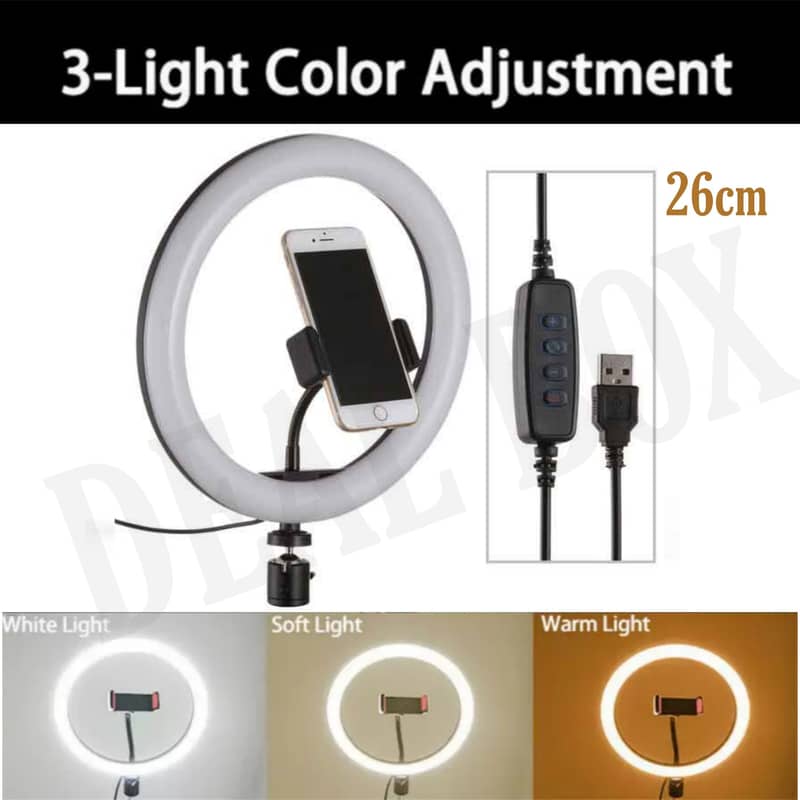 Tripod Stand with Ring Light 6