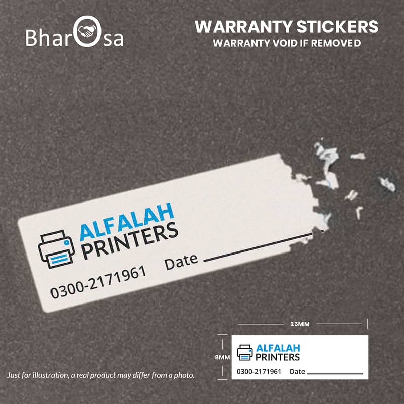 Warranty Stickers, Bill Books, Business Cards 0