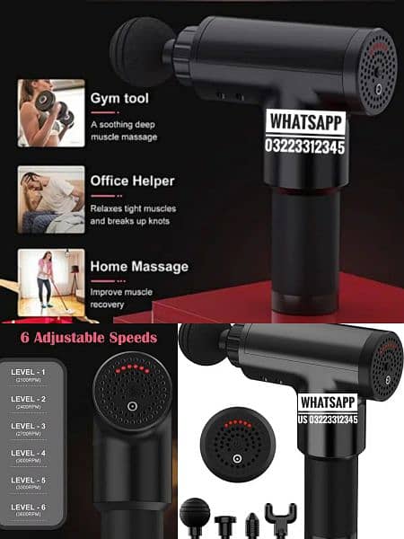 Home Office Car Gym House set Physio Machine Body Massager Gun facial 2