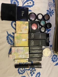 Mac, Clinique products with Dior CD set & Sephora Brush