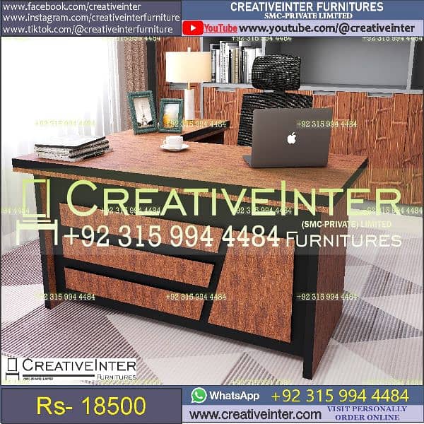 office executive table meeting workstation chair reception Desk 7